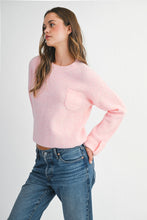 Chest Pocket Sweater Top