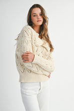Front Big Bow Knit Sweater