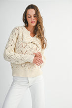 Front Big Bow Knit Sweater