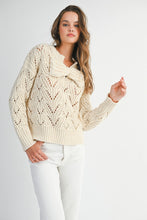 Front Big Bow Knit Sweater