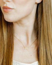 Sadie White Bow Necklace