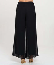 Chiffon Pull On Wide Leg Pant