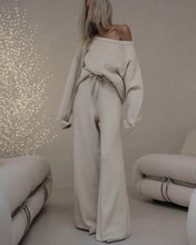 Stassi Satin Tie Sweater Pant