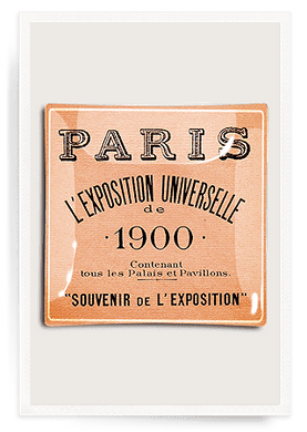 PARIS TEXT TRAY