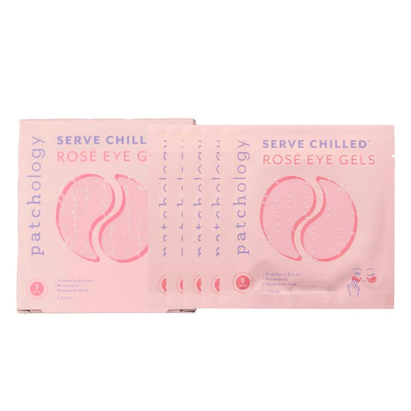 Serve Chilled Rose 5-Pack Eye Gels