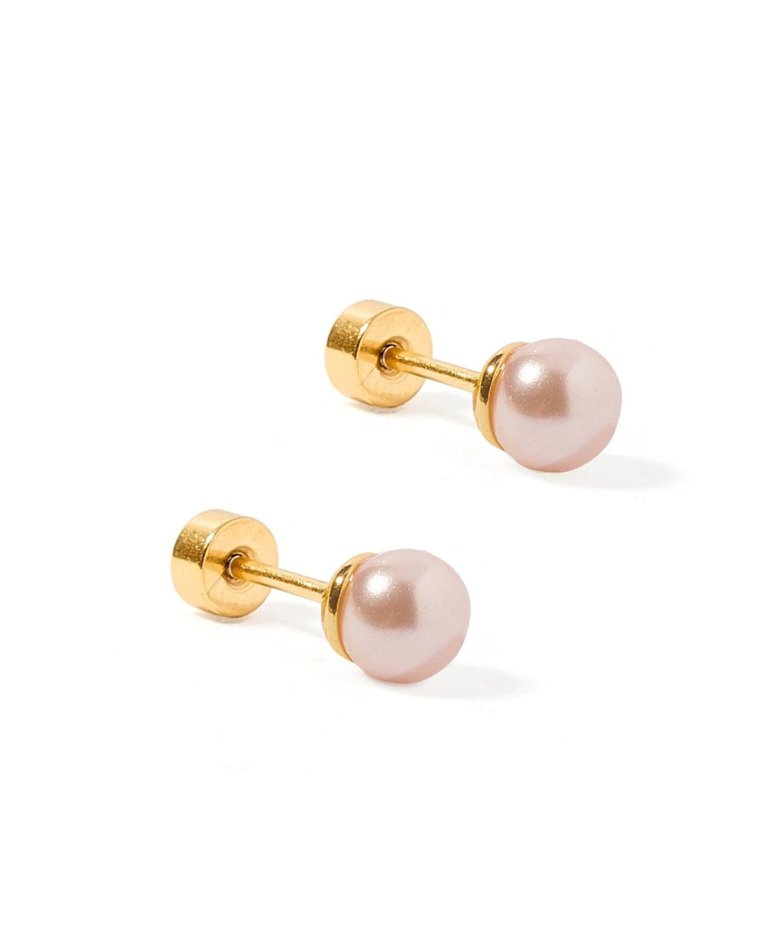 Payton Pink Pearl Stud Earring