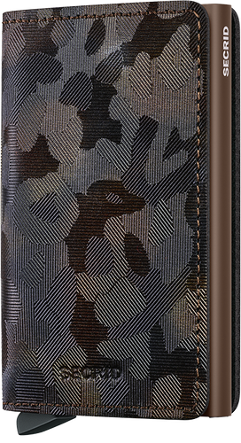 Slimwallet- Jungle Brown