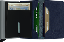 Slimwallet-Stitch Linea Navy