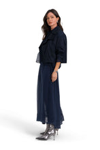Nylon Triple Collar Jacket