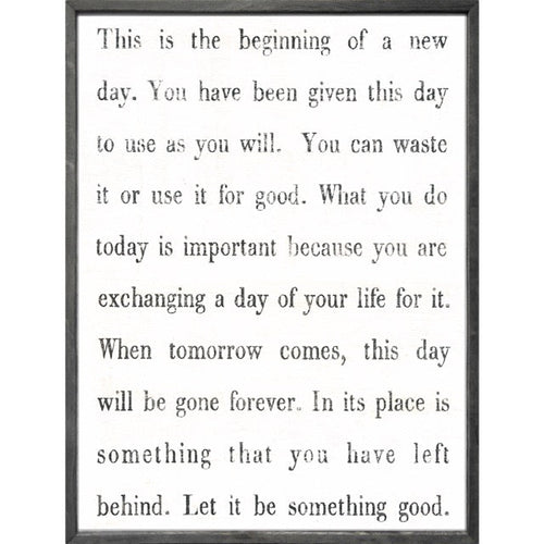 This is the Beginning 3x4