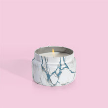 MODERN MARBLE PRINTED TRAVEL TIN CANDLE 8.5OZ