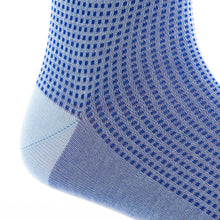 Sky Blue Clematis Mid Calf Sock