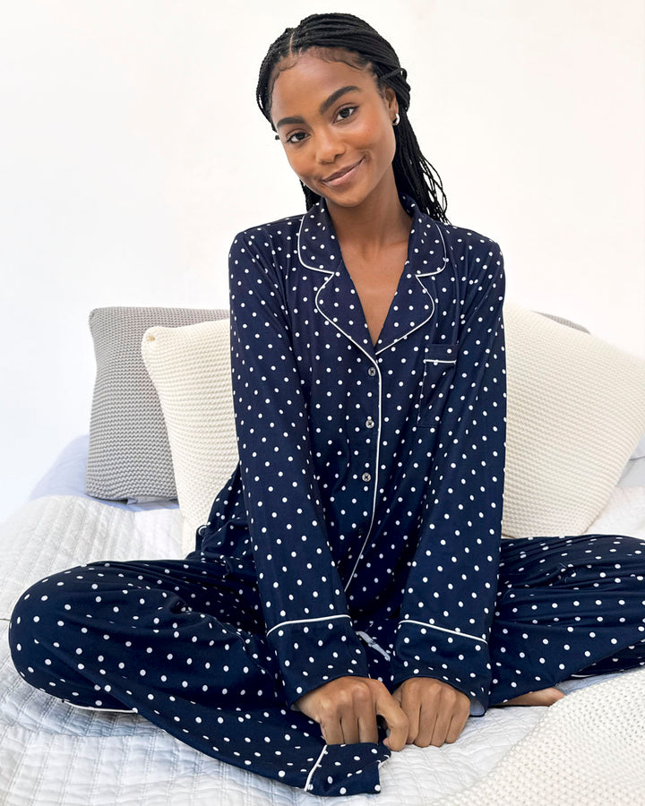 Polka Dot Flora Pajama Set