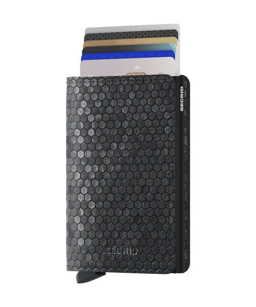 SLIMWALLET HEXAGON BLACK