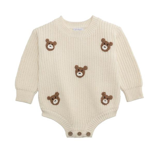 Bear Sweater Bubble 6-9M