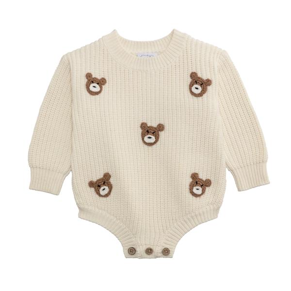 Bear Sweater Bubble 6-9M