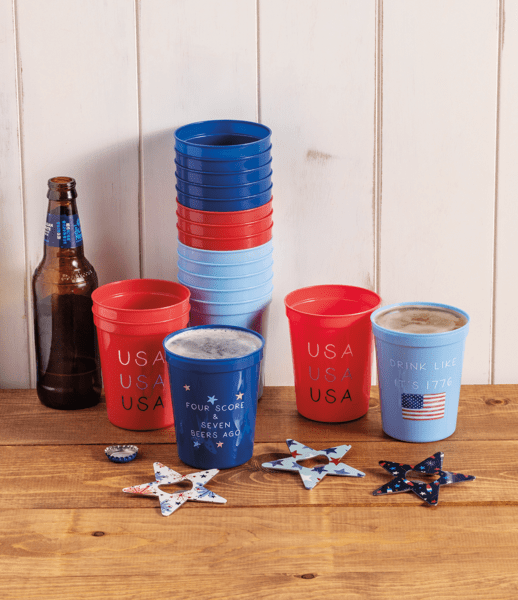 Navy Americana Party Cup Set