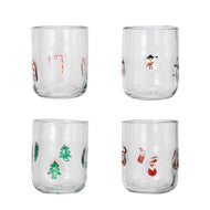 Snowman Drinking Glass 16oz