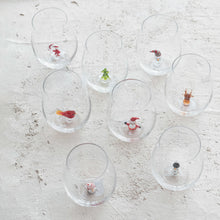 Holiday Figure Stemless Wine Glass
