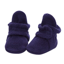 COZIE FLEECE BABY BOOTIE 3M- TRUE NAVY