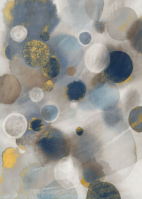 NIGHT WITH RAIN DROPS I 30X42