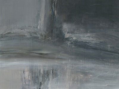 FLIGHT IN THE FOG 40X30