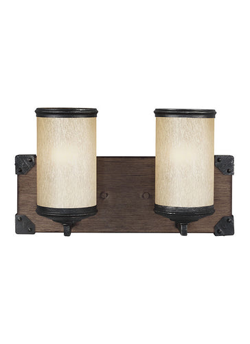 Rustic Wood 2 Light Wall Sconce, Lighting, Laura of Pembroke