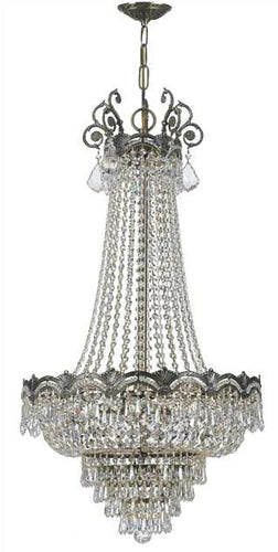 Majestic 8 Light Brass Chandelier, Lighting, Laura of Pembroke