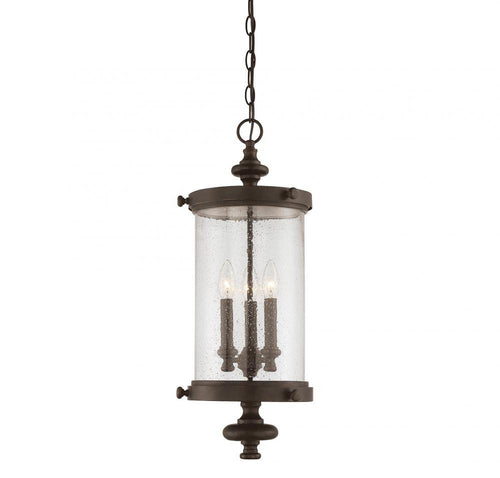 Walnut Outdoor 3 Light Hanging Lantern, Lighting, Laura of Pembroke
