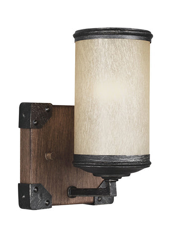 Rustic Wood 1 Light Wall Sconce, Lighting, Laura of Pembroke
