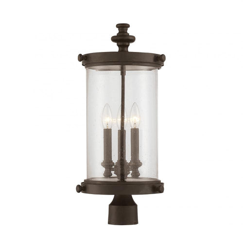 Walnut Outdoor 3 Light Post Lantern, Lighting, Laura of Pembroke