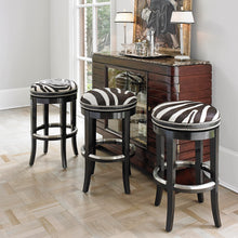 ZEBRANO SWIVEL BARSTOOL