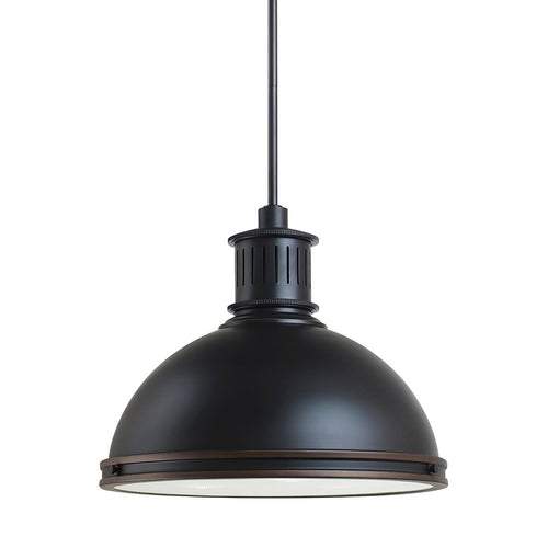 Bronze 3 Light Industrial Pendant, Lighting, Laura of Pembroke