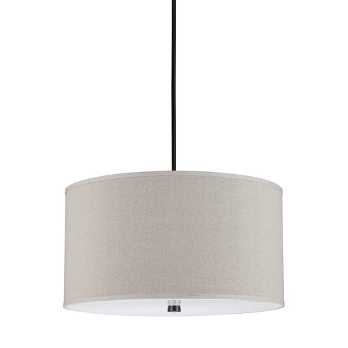 Drum Shade Pendant with Diffuser, Lighting, Laura of Pembroke