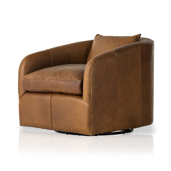 TOPANGA SWIVEL CHAIR-HEIRLOOM SIENNA
