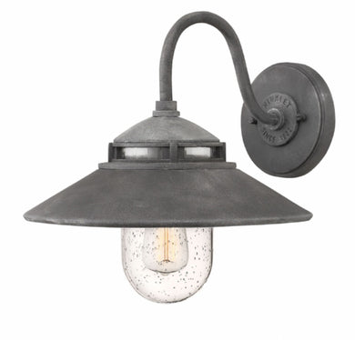 Aged Zinc Atwell Outdoor Small Wall Mount, Lighting, Laura of Pembroke