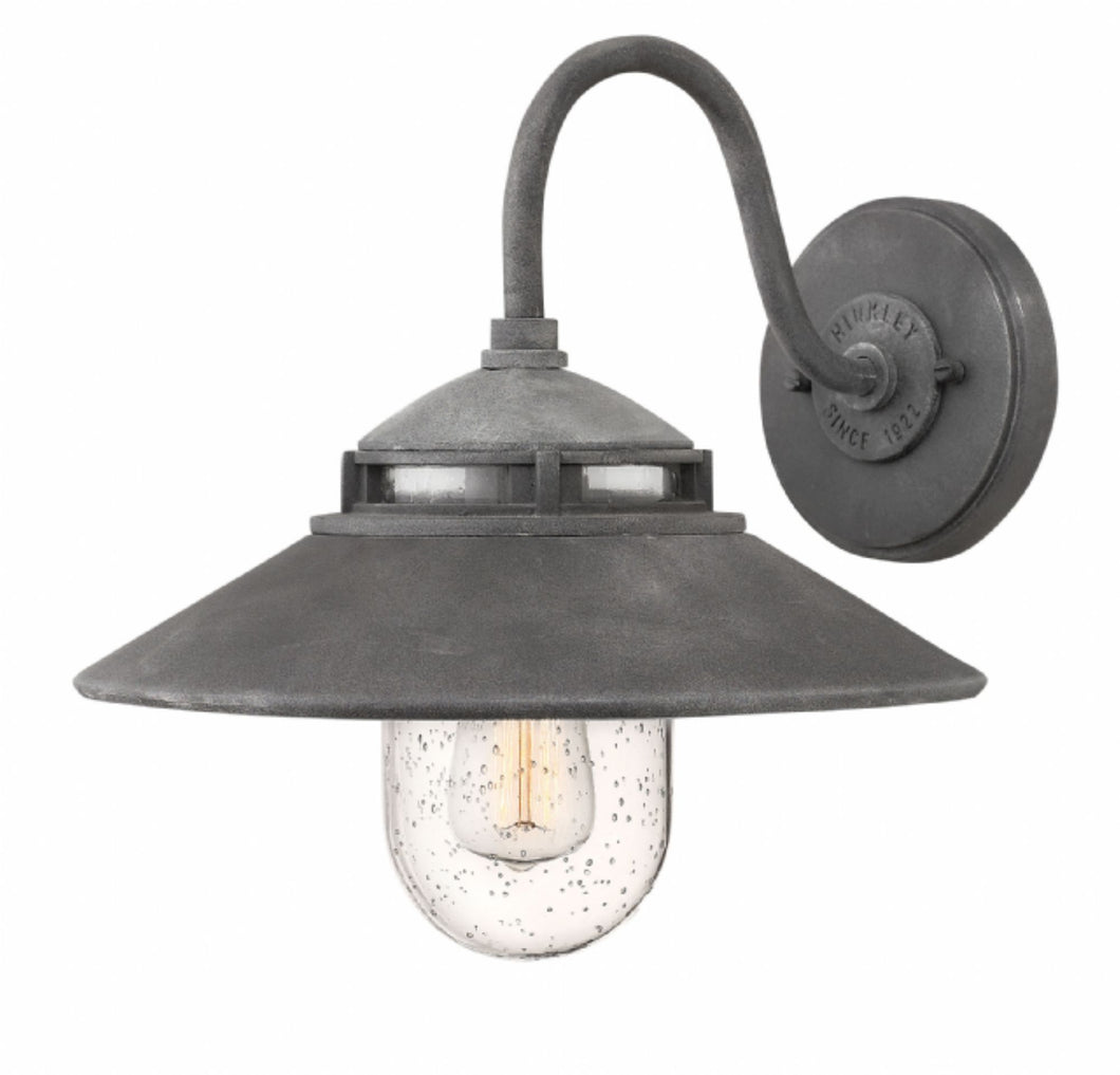 Aged Zinc Atwell Outdoor Small Wall Mount, Lighting, Laura of Pembroke