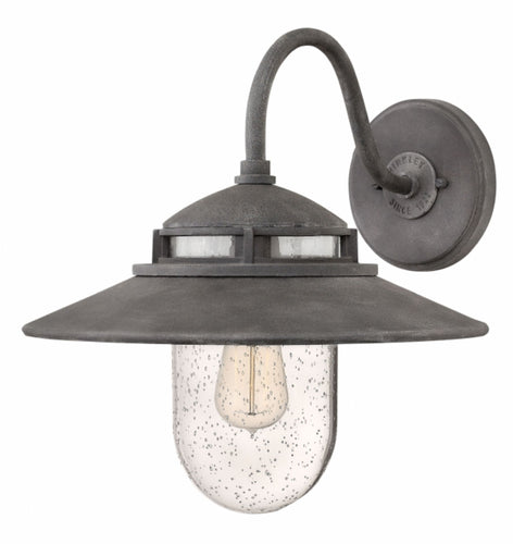 Aged Zinc Atwell Outdoor Medium Wall Mount, Lighting, Laura of Pembroke