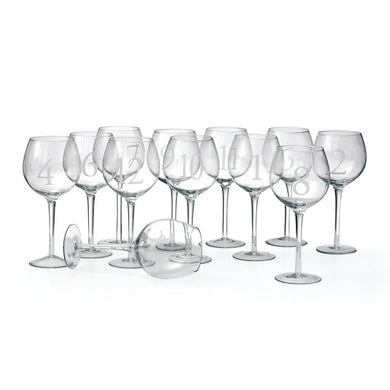 Numerology Wine Glasses, Gifts, Laura of Pembroke