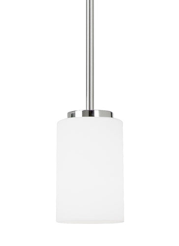 Sleek Chrome 1 Light Mini Pendant, Lighting, Laura of Pembroke
