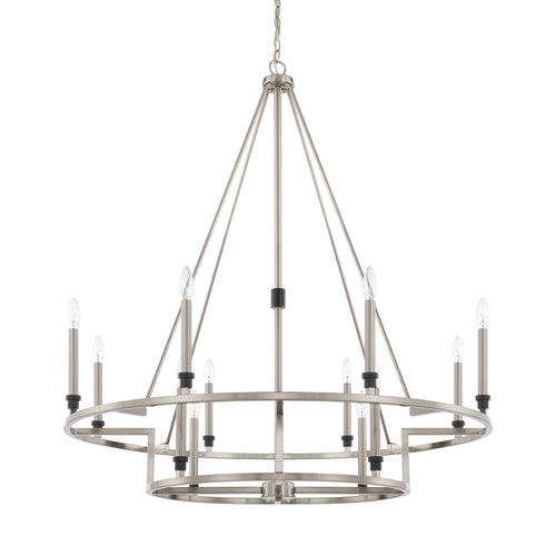 Tux Black Tie 12 Light Chandelier, Lighting, Laura of Pembroke