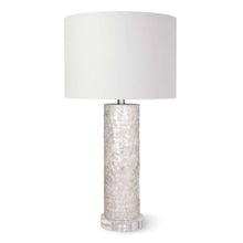 CAPIZ SCALLOPED TABLE LAMP