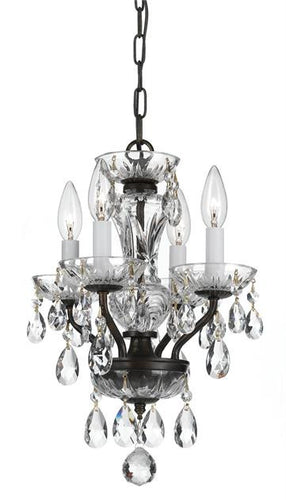 4 Light Bronze Mini Chandelier, Lighting, Laura of Pembroke