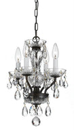 4 Light Bronze Mini Chandelier, Lighting, Laura of Pembroke