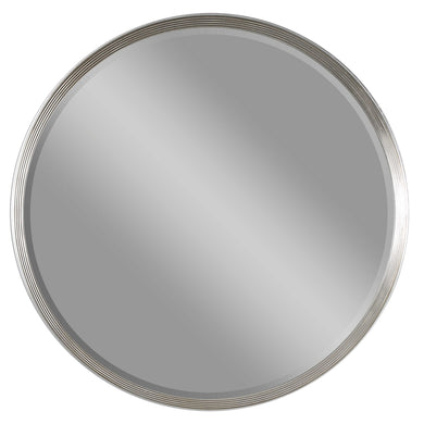 Serenza Round Silver Mirror, Mirrors, Laura of Pembroke