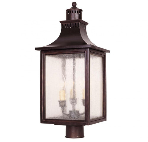 English Bronze Traditional Outdoor Post Light, Lighting, Laura of Pembroke