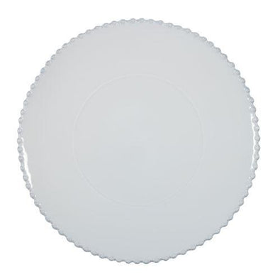 CHARGER PLATE PEARL WHITE