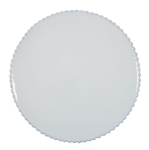 CHARGER PLATE PEARL WHITE