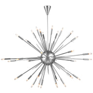 Polished Nickel Large Nebula Chandelier, Lighting, Laura of Pembroke