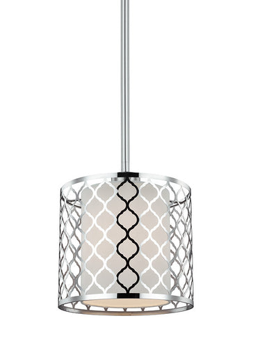 Perforated Metal 1 Light Mini Pendant, Lighting, Laura of Pembroke